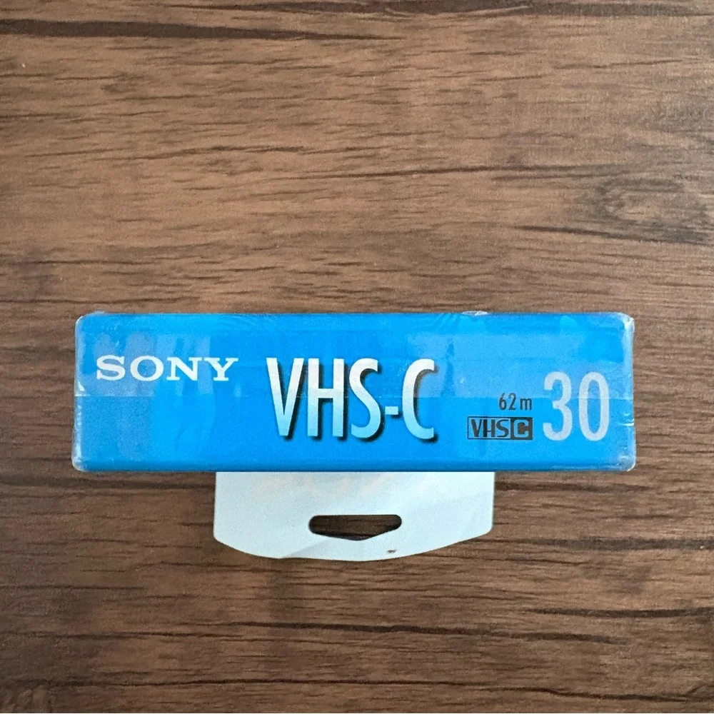 Pack Of‎ 2 Sony 30 Min VHS-C Premium Grade Blank Camcorder Videocassette Tapes